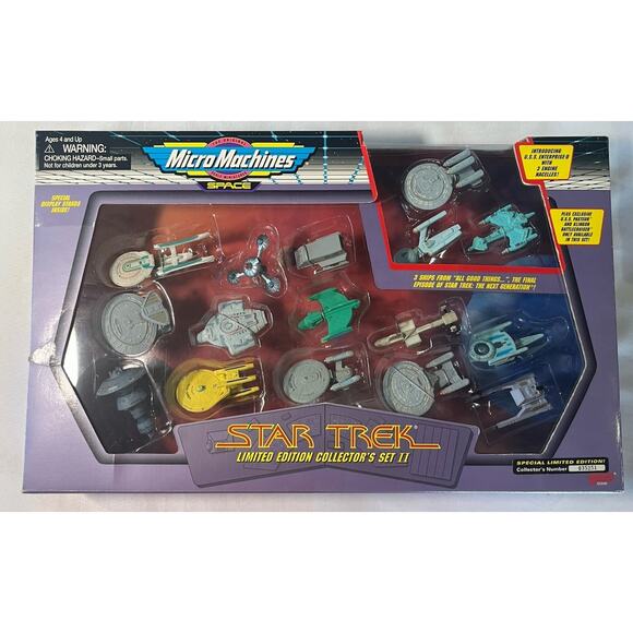 NIB Micro Machines Star Trek Limited Edition Collectors Set 1 2 3 Lot I II III - Picture 9 of 16
